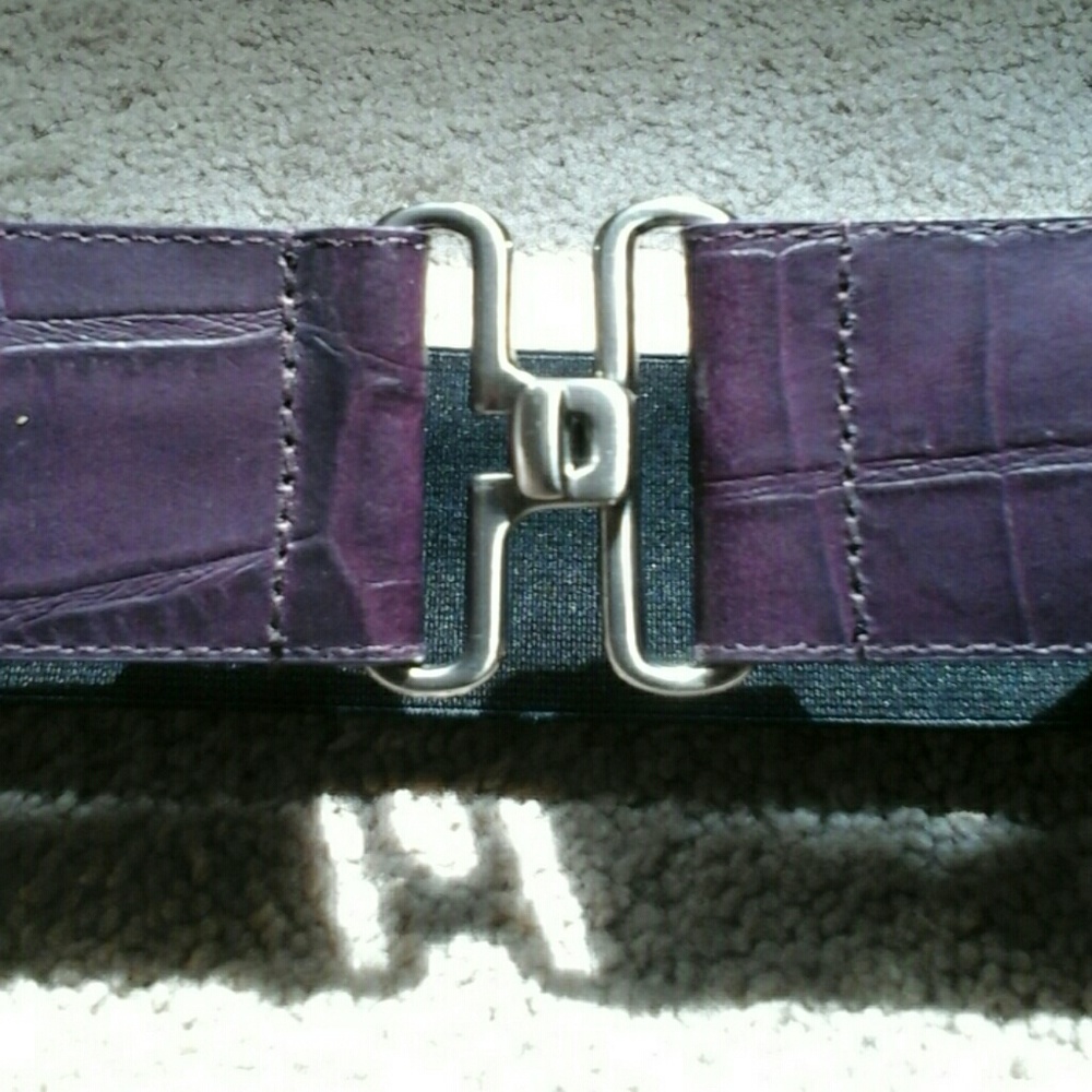 Kenneth Cole New York Croc Embossed Belt